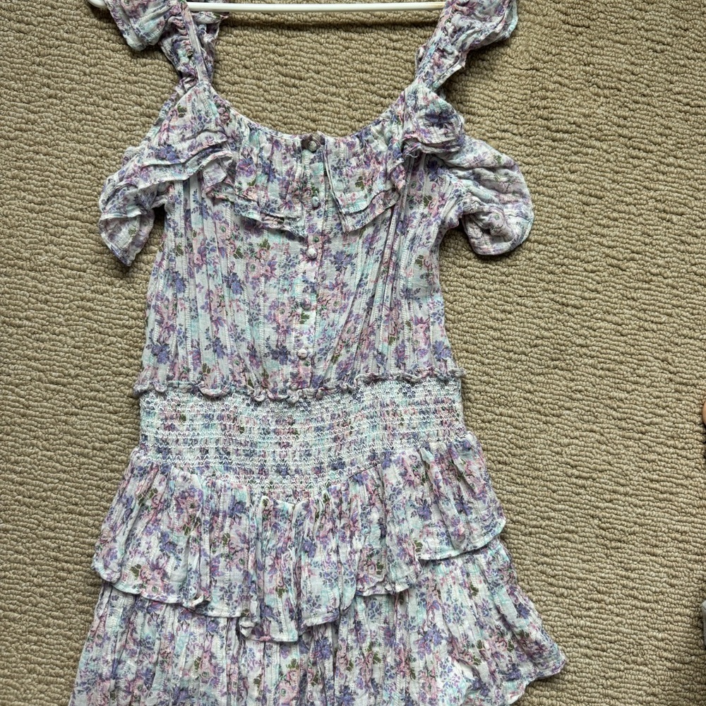LoveShackFancy Pastel Floral Dress